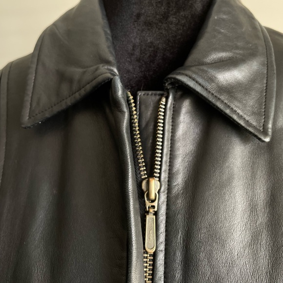 SOLD Black Vintage Danier Leather Jacket - Picture 6 of 16